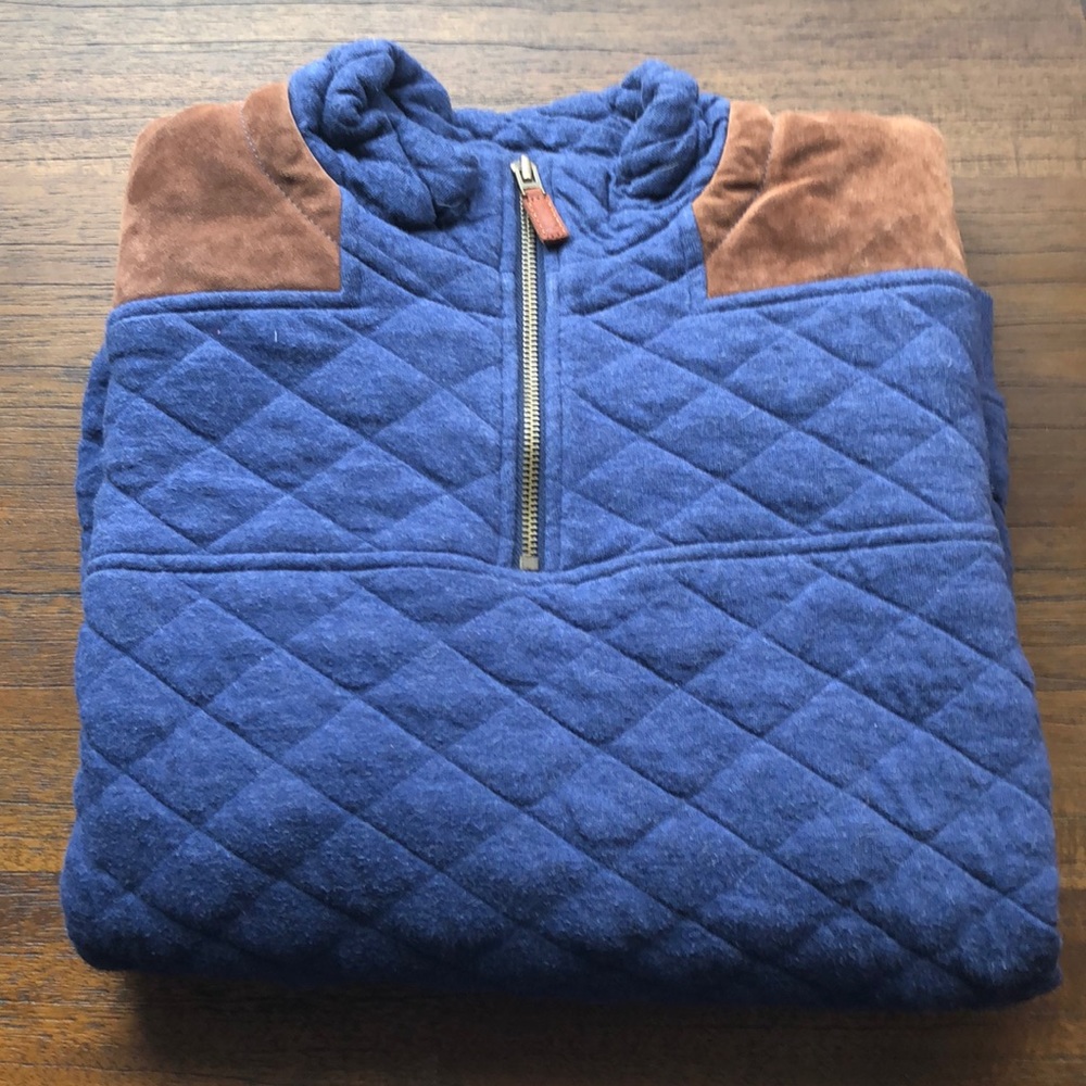 Vineyard vines quilted quarter zip Shep shirt